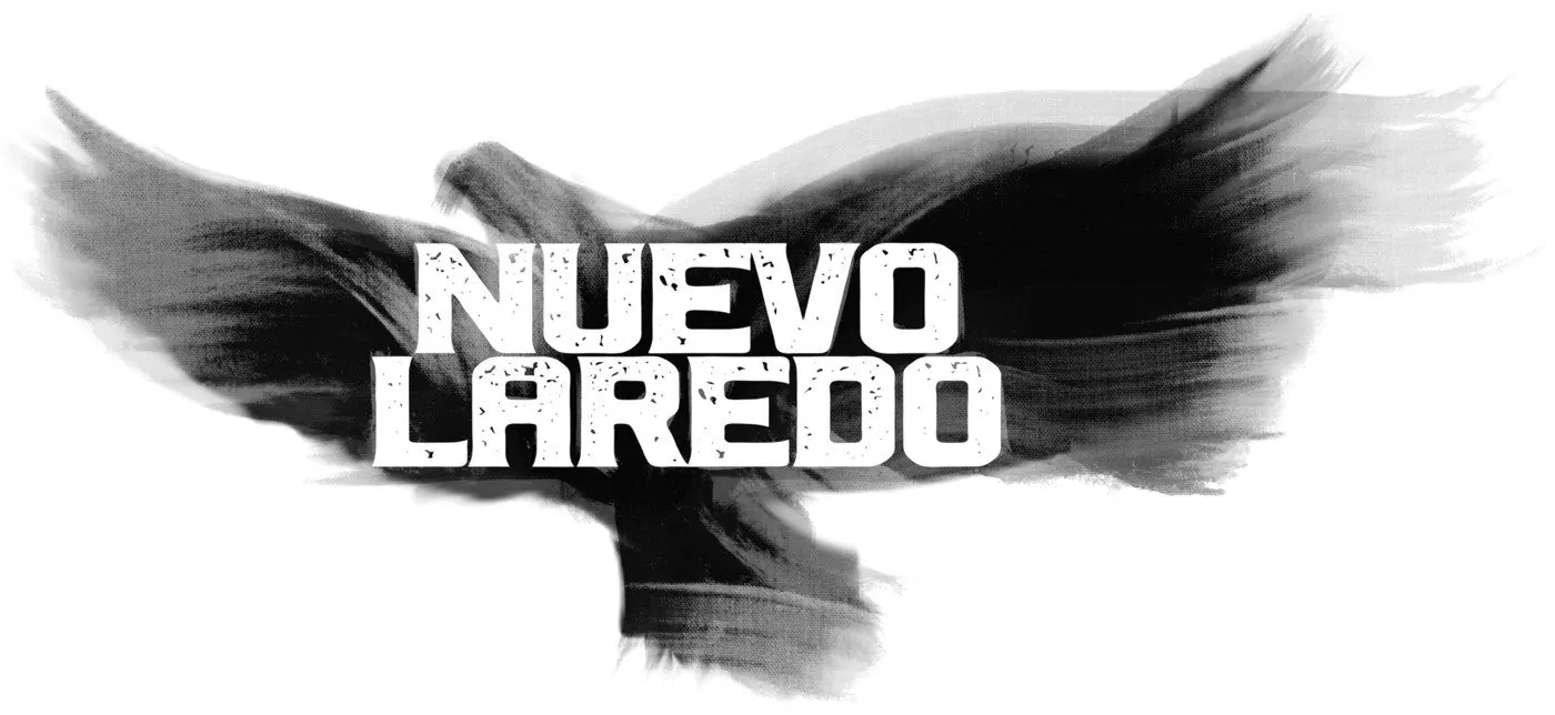 Nuevo Laredo Productions logo: an eagle in black brushstrokes